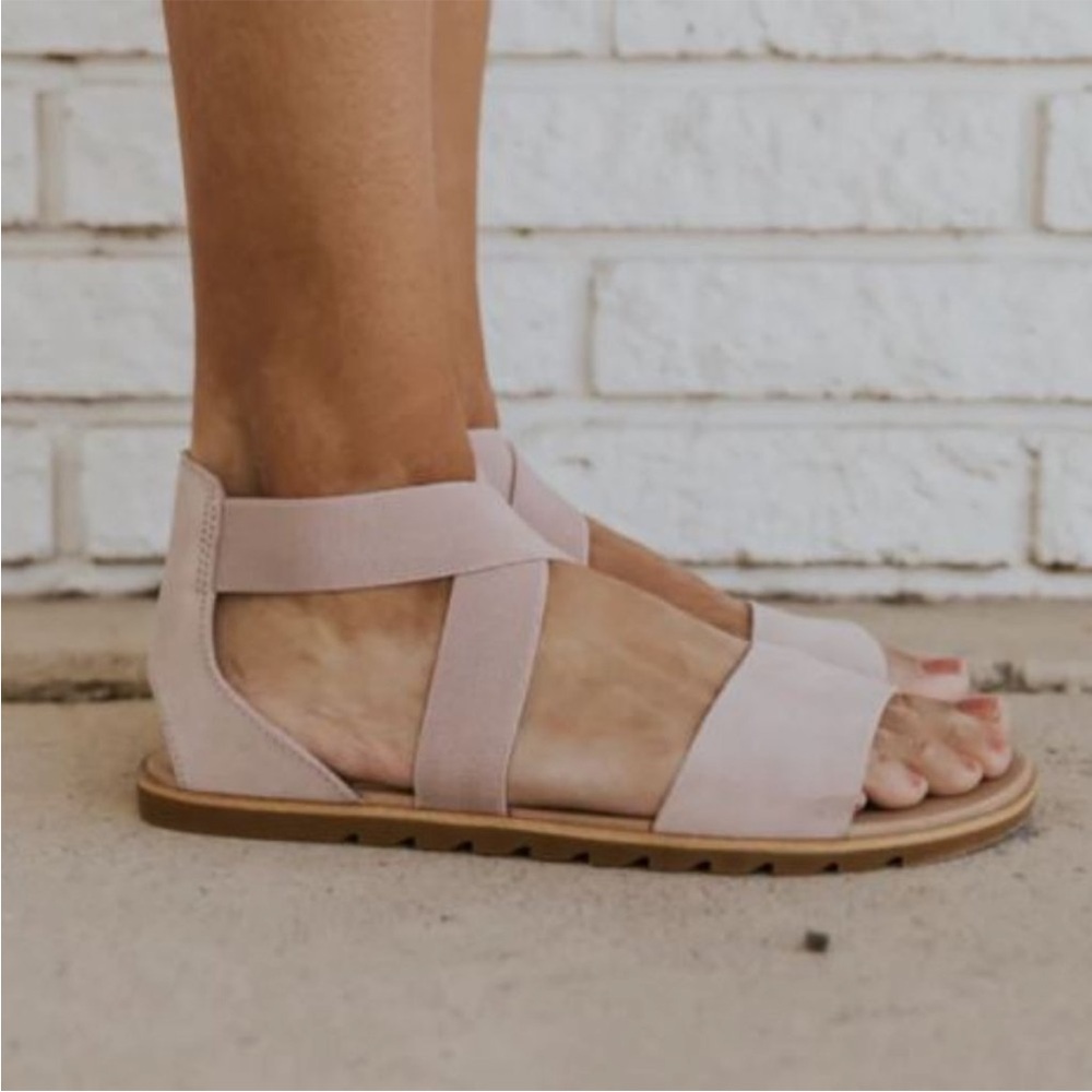 Sorel Ella Pink Strapy Sandals sz 6.5